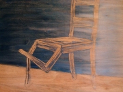3-Title-Seated-chair-120x120-cm-Acrylic-on-wood-2007-Astrid-MG-Rubie